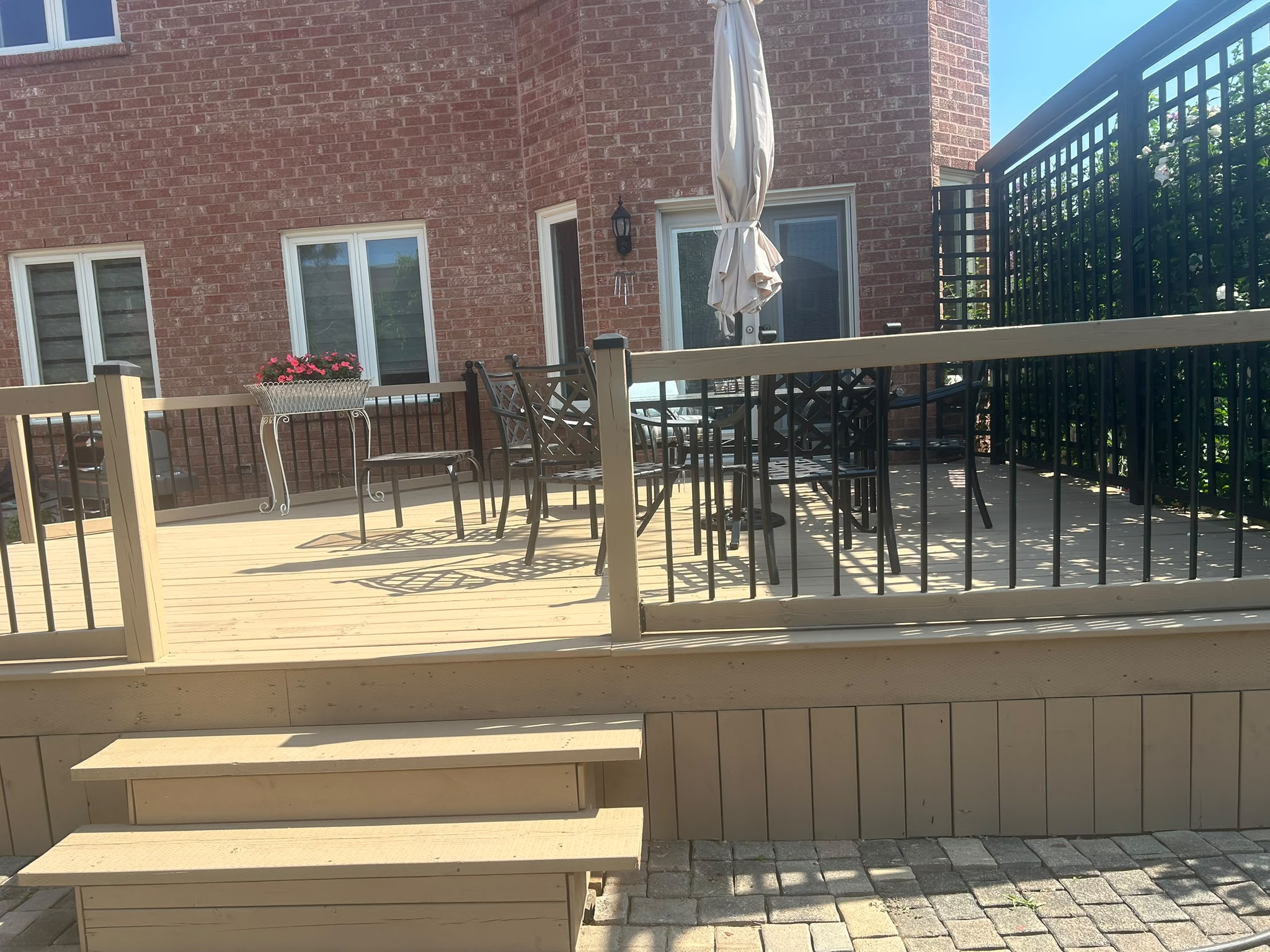 Deck after work