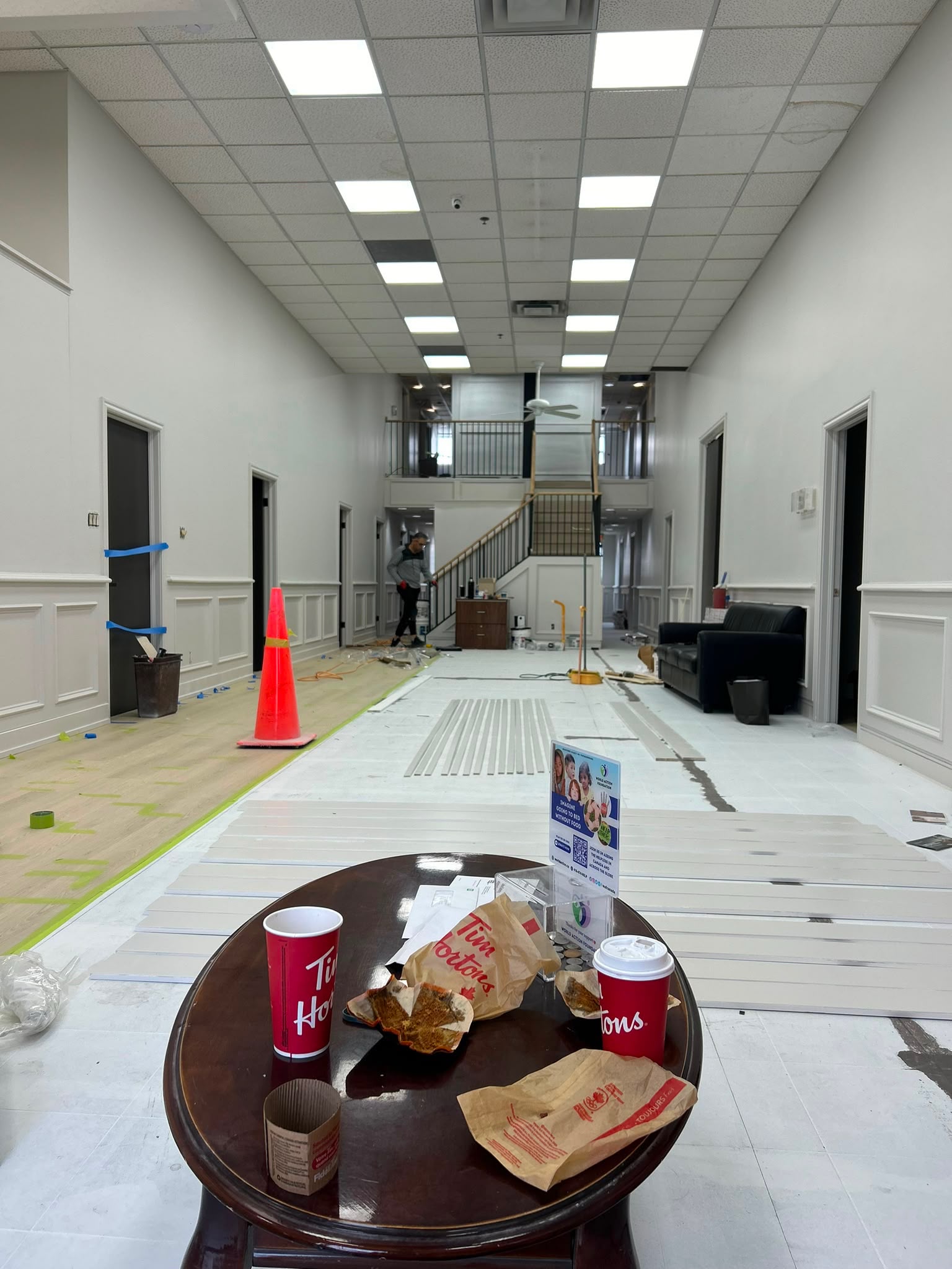 Interior before work
